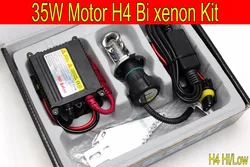 1 set Top quality 35W H4 Hi/low bi xenon Motorcycle HID Xenon Conversion Kit,3000K,4300K,6000K,8000K,10000K