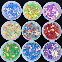 500pcs/lot Size 7mm Five-fingers Flowers loose Sequins Paillettes Flat Plum Sequin Sewing Craft,Women Garments Accessories