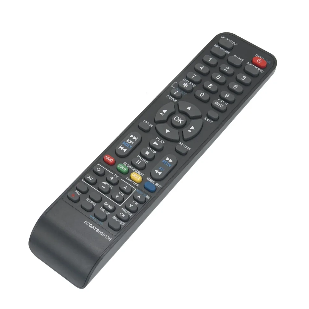 New remote control N2QAYB000136 for Panasonic DVD/VHS Recorder DMR-EZ47VGN DMR-EZ48VGN  DMR-EZ47V DMR-EZ48V DMREZ47V DMREZ48V DM