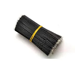 100Pcs 30AWG 100mm 10cm length Red Colors Line connecting tin plating line DIY Black Color Electronic Wire 0.8mm Welding