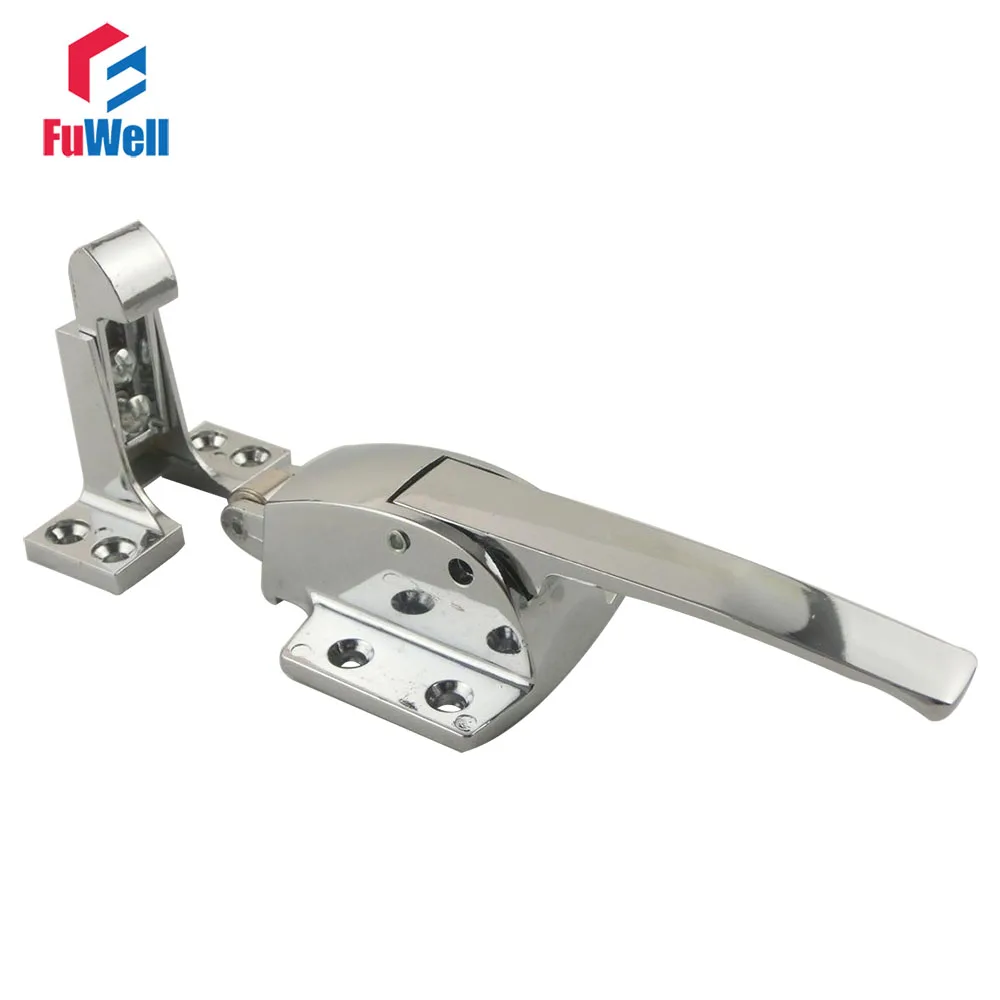 

1pc Zinc Alloy Oven Door Handle Lock 160mm Length Pull Handle Latch for Refrigerator Freezer