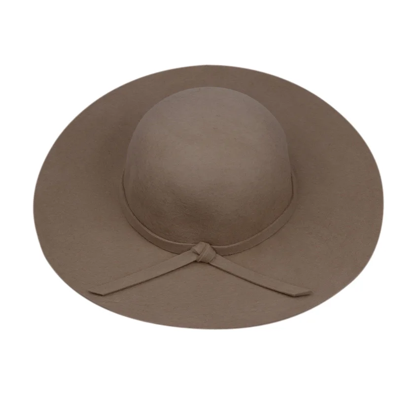 2017 New Hats for Women Vintage Wool Felt Crushable Wide Brim Cloche Floppy Top Caps