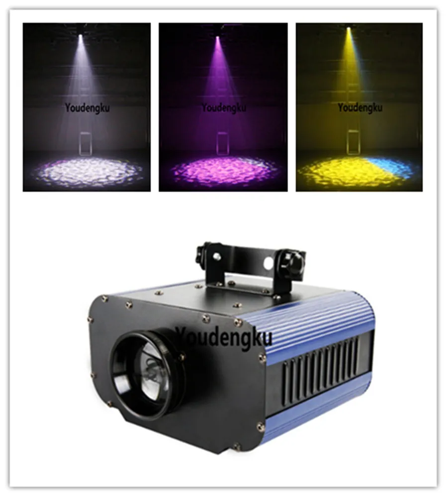 2 pieces 50w full color water wave pattern led water lines laser light water pattern effect light