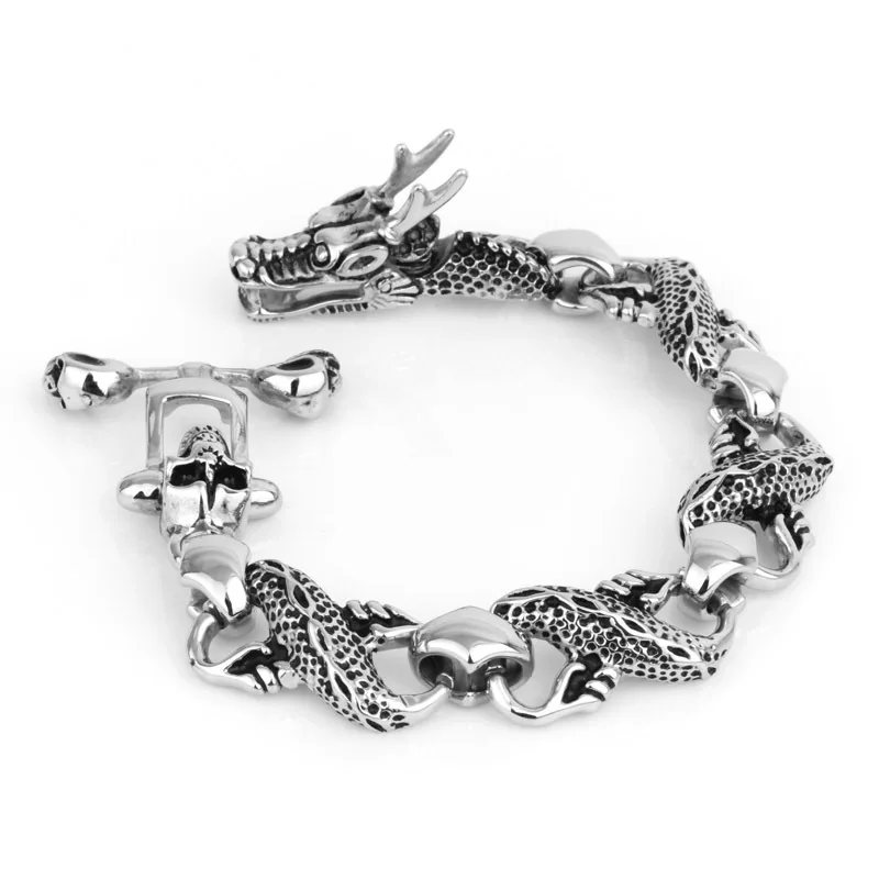 New personality alternative animal bracelet Chinese leading titanium steel bracelet fashion factory direct jewelry