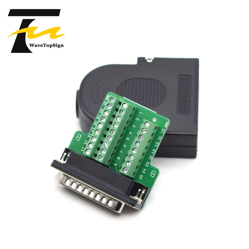 Плата адаптера WaveTopSign DB25, 1 шт., 25 контактов
