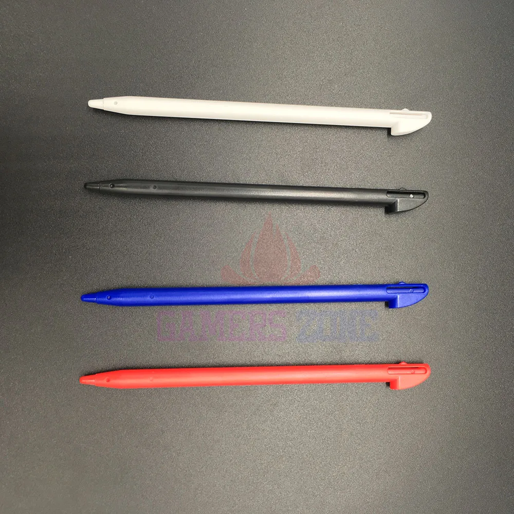 2PCS Replacement Black  White Red Blue Stylus For Nintendo 3DS XL LL  2012 Verison  Touch Screen Pen