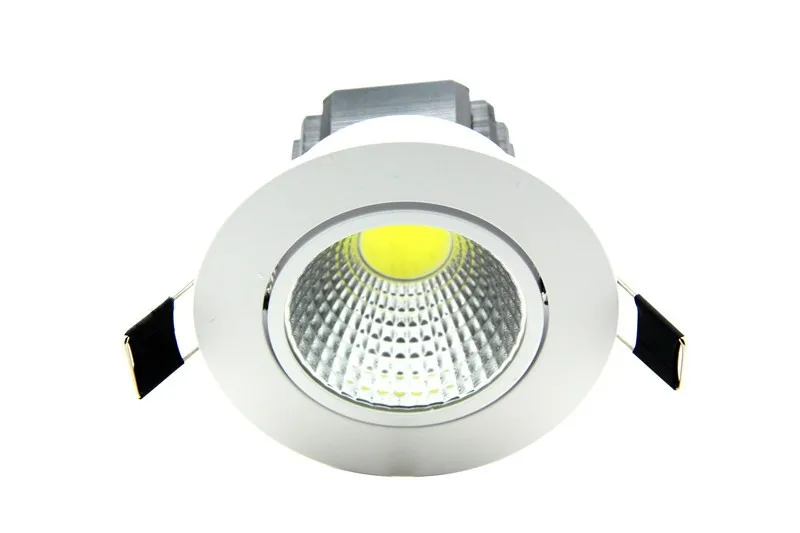 Dimmable LED COB Downlight AC110V 220v 5w / 7w / 9w / 12w Recessed LED spot Light lumination Indoor Decoration Ceiling Lamp