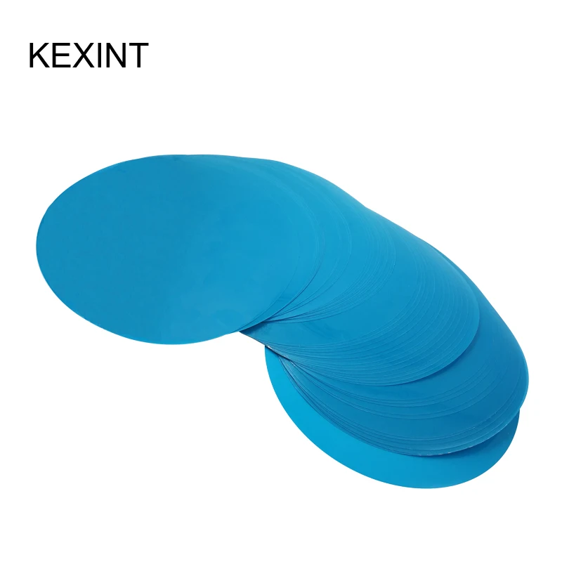 KEXINT Polishing Film Grinding Sheet Polishing Paper Films 9um blue with 127mm Diameter / 10pieces