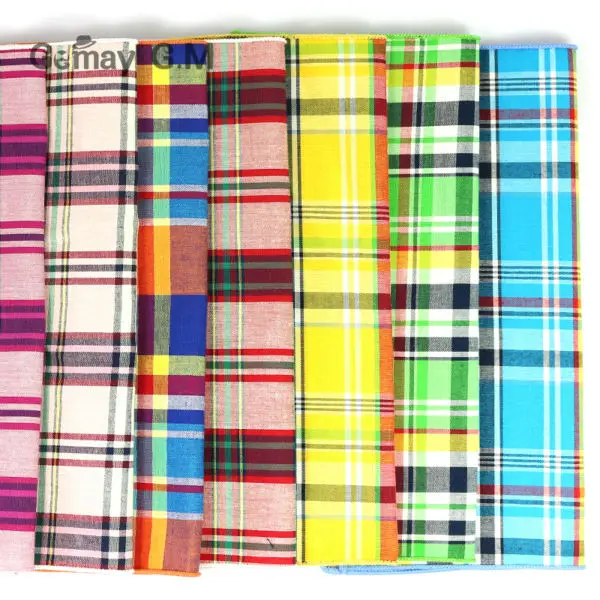 Katoenen Pak Pocket Vierkante Zachte Plaid Katoenen Zakdoek Mode Pocket-Hanky Voor Mannen Gemengde Kleuren Gratis Verzending