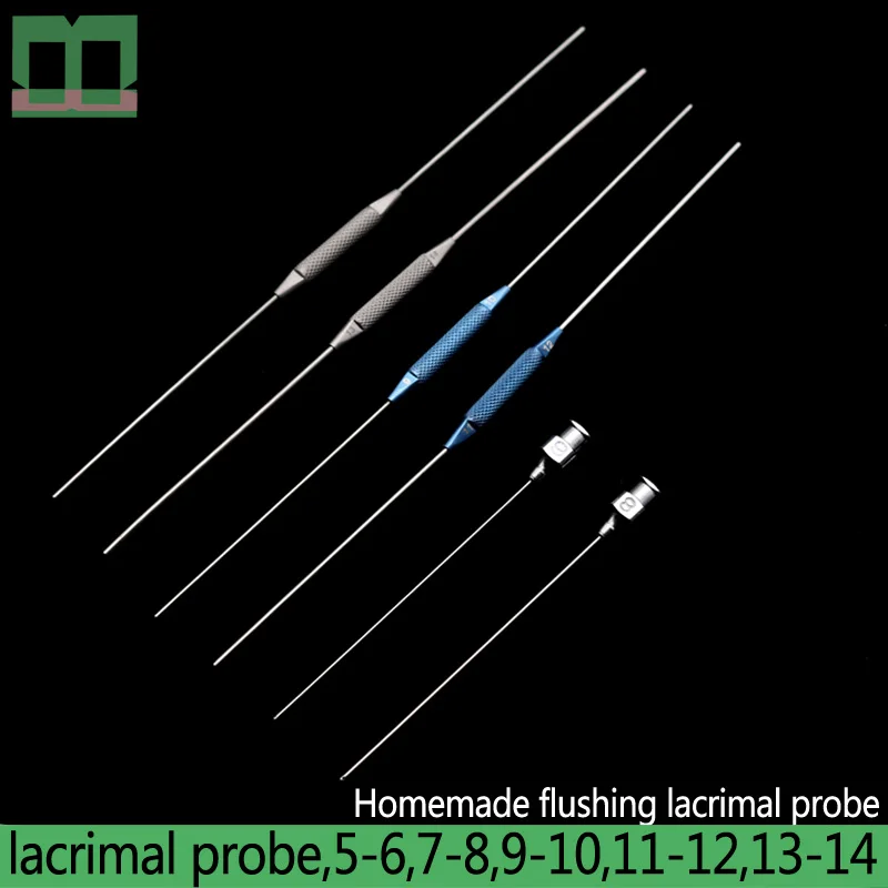 lacrimal probe stainless steel Homemade flushing lacrimal probe ophthalmic instruments Cosmetic plastic instrument