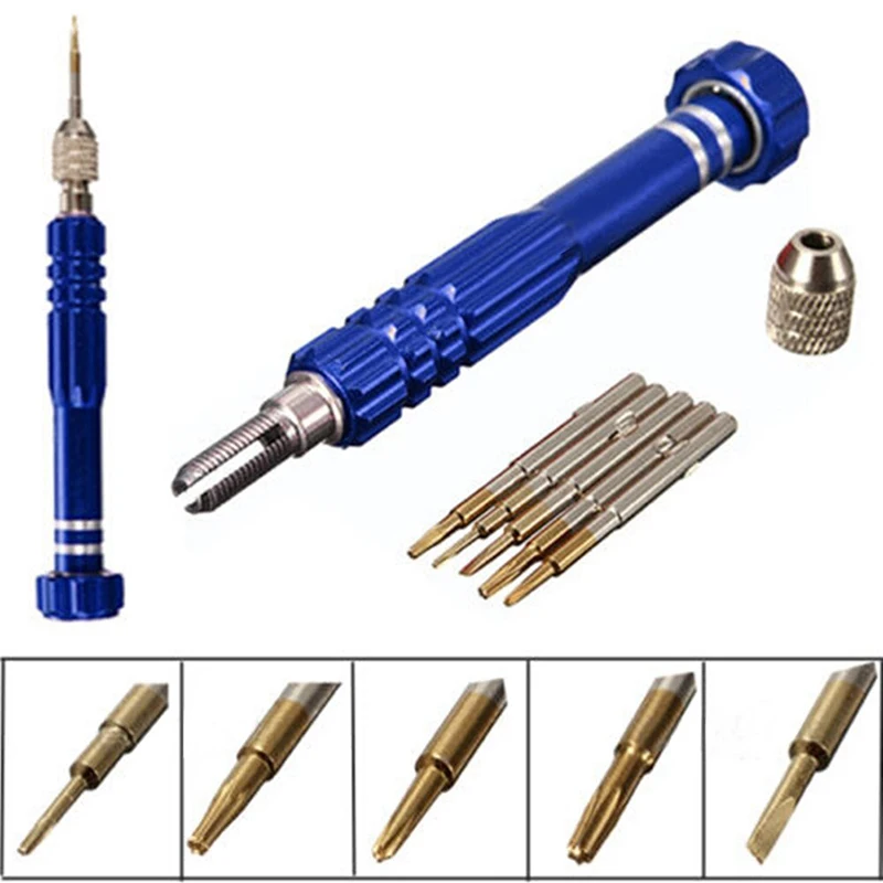 5in 1 multi hand tools torx screwdriver set Precision mobile phone repair tool kit herramienta  For iPhone Compatible