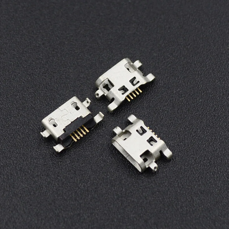 10pcs Micro USB 5pin B type Female Connector For HuaWei Lenovo Phone Micro USB Jack Connector 5 pin Charging Socket