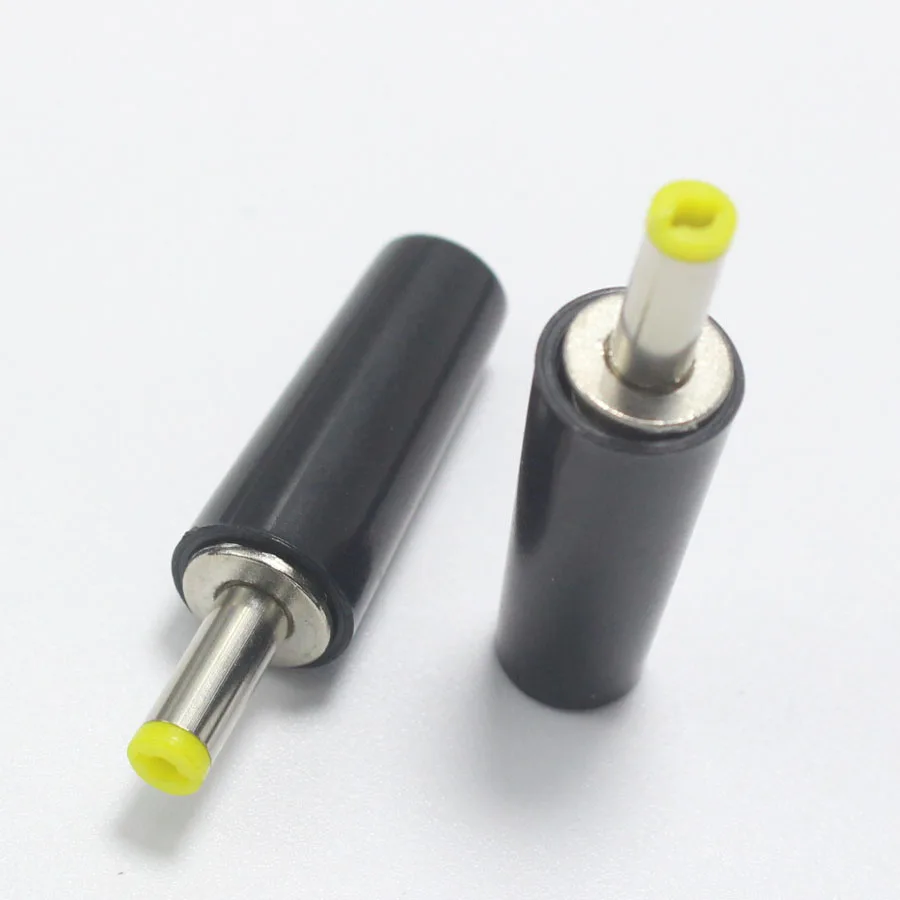 1pcs New Black 4.0*1.7mm DC Power Plug ABS 4.0mm x 1.7mm Male Plugs Connector DIY Repair Audio Jack Adapter