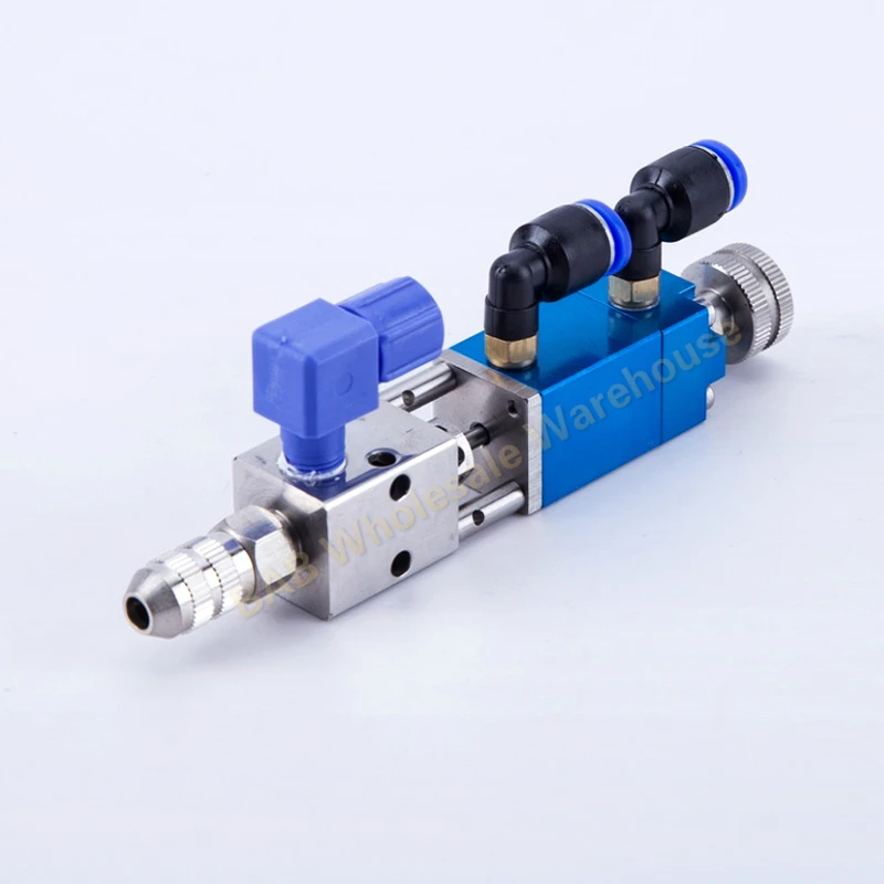 

High Precision Pneumatic Double-acting fluid Needle-off (Tip-seal) Thimble Dispensing Valve BAB-2121