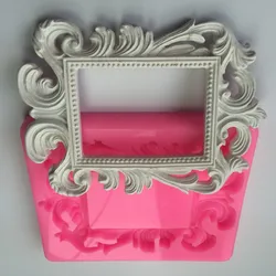 silicone fondant mold frame Chocolate molds wedding birthday cake decoration molds candy sugar craft tools food grade