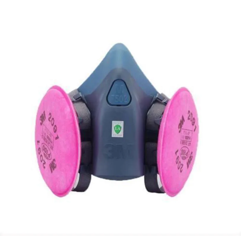 3M 7502 Painting Spraying Gas Mask Chemcial Safety Work Gas Mask Proof Dust Facepiece Respirator Mask With 3M Filter