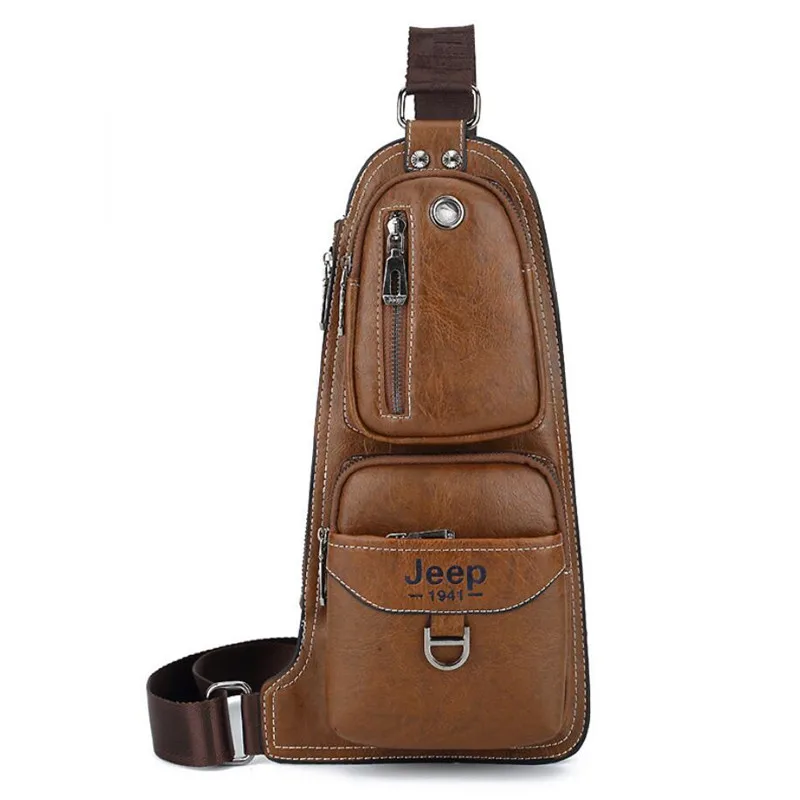 Bolso de pecho exquisito para hombre, bolso de pecho de ocio, bolso de hombro de moda de PU, bolso cruzado deportivo, gran oferta, XZ-104