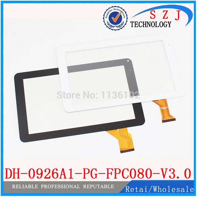 

New 9'' inch tablet PC touch screen DH-0926A1-PG-FPC080-V3.0 external screen capacitance screen Free shipping