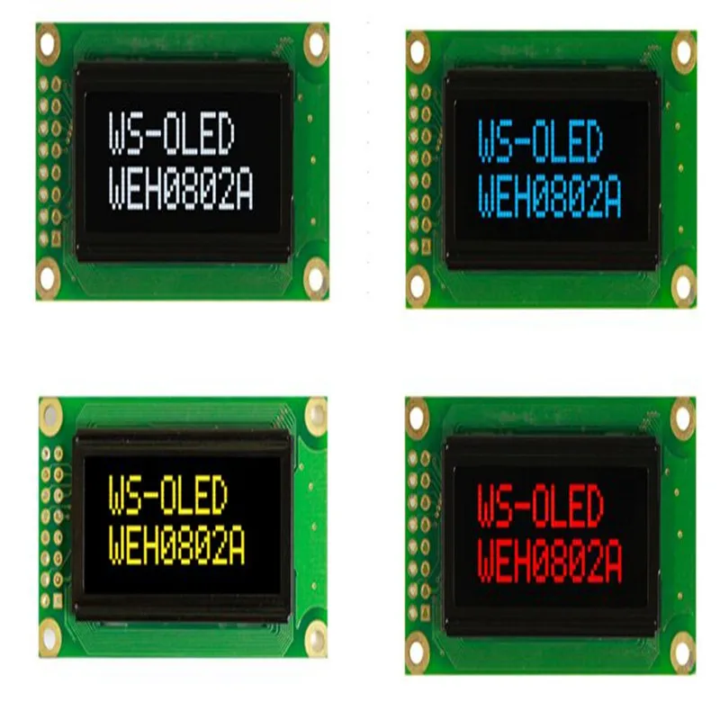 WEH000802 Winstar low power 8x2 (8 Characters x 2 lines) OLED to replace your existing STN character display or new and original