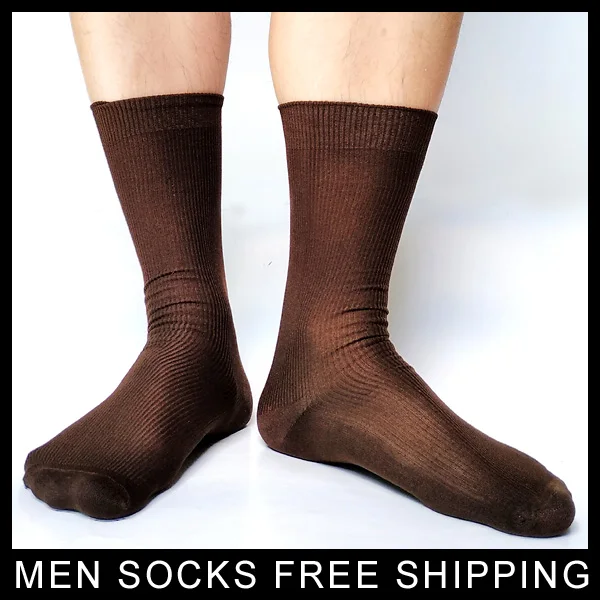 Meias de seda masculinas, meias sociais sensuais de inverno, meias de cor sólida para homens, terno de couro, meia-calçados de alta qualidade