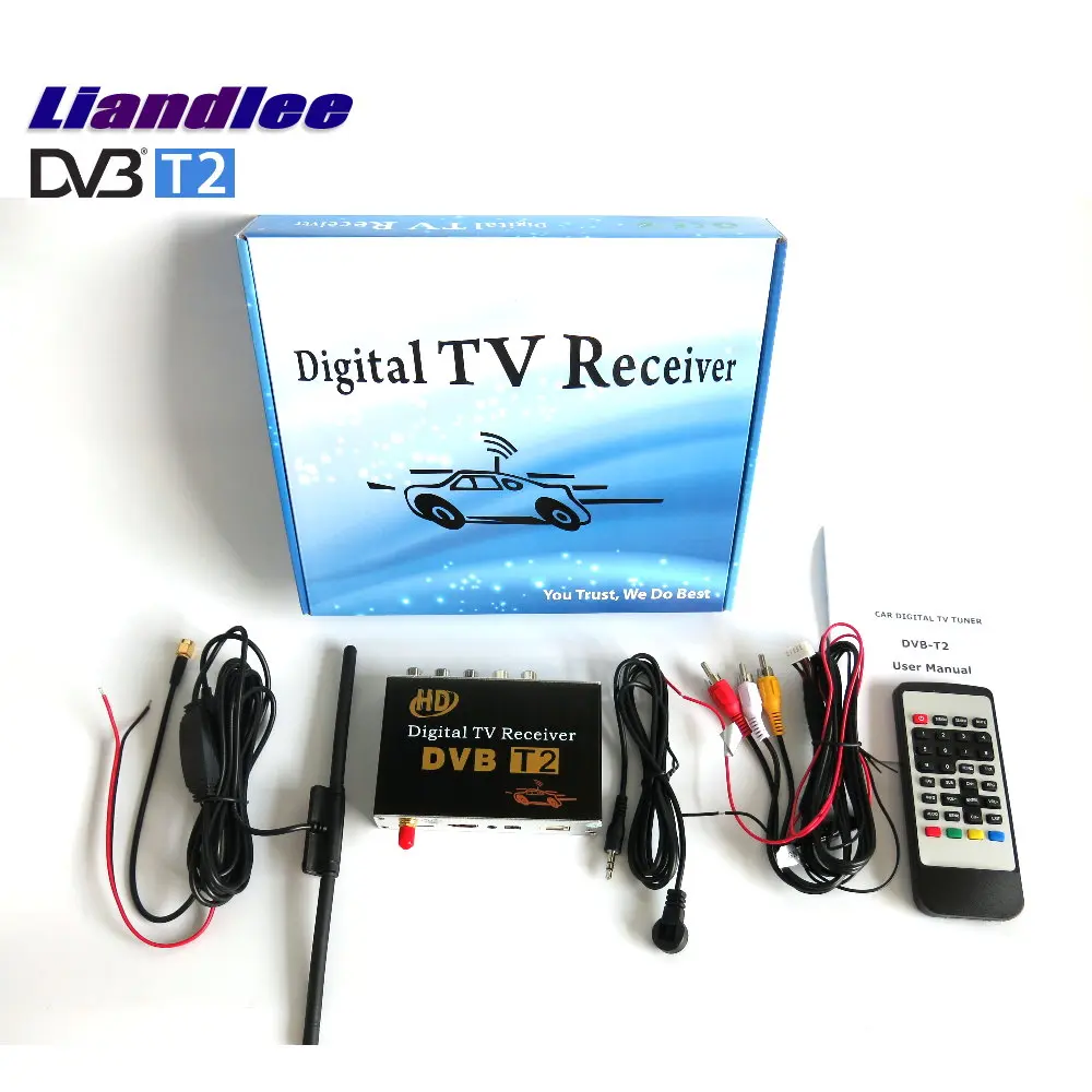 

HD DVB-T2-M-689 Car Digital TV Receiver Host Mobile Turner Box Single Antenna Thailand Indonesia India