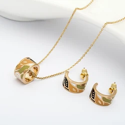 R&X Fashion Joias Necklace/earrings Heart Bridal Ouro Jewelry Sets Dubai Sieraden Fine  Girls Engagement Gift Costume Jewelry