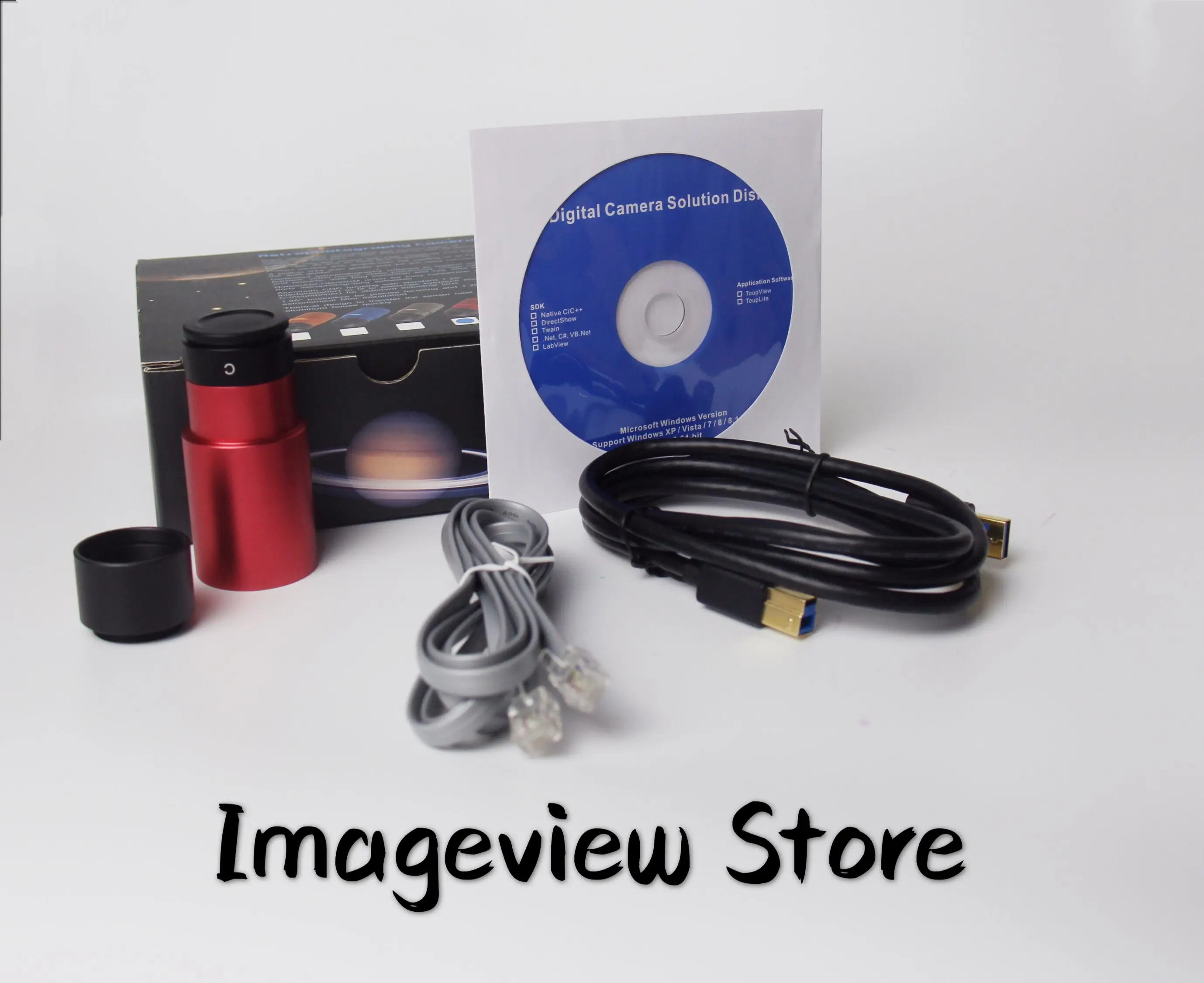 Астрономическая цветная камера, USB3.0, 520FPS, 0.4MP, G3M287C, с Sony IMX287 CMOS, телескоп для sun moon planet Imaging