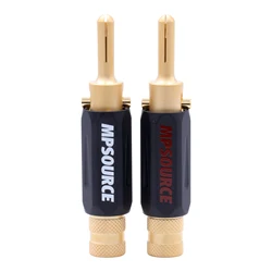 MPS Black Wolf Brass Male Banana Plug Connector 10U
