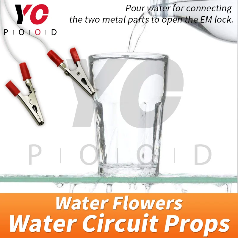 Watering Flower Prop YOPOOD Escape Room Prop pouring water into the vase or flowerpot or bottles to unlock takagism games