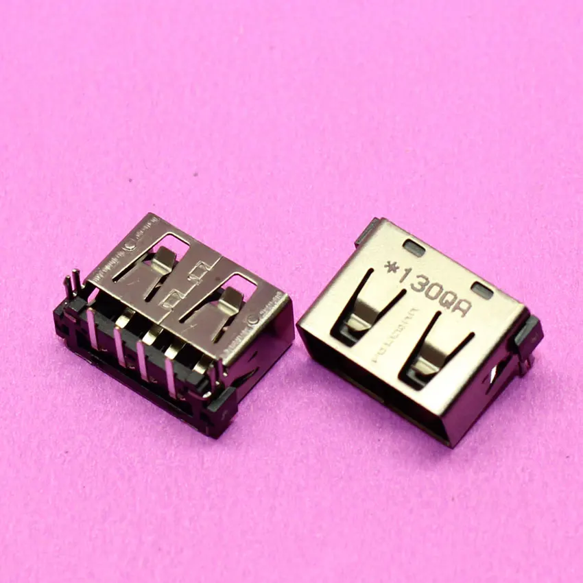 Yuxi สินค้าใหม่สำหรับแล็ปท็อปแบบสั้น10มม. แจ็ค USB 90องศา DIP เชื่อมต่อ USB 2.0 USB