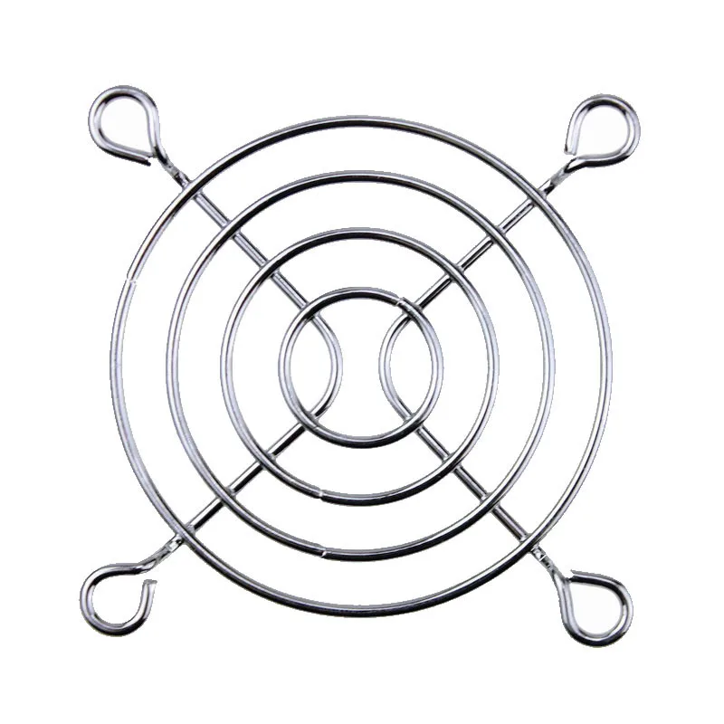 Boîtier pour ordinateur, 10 pièces, 60mm, protecteur de grille de ventilateur, housse de protection des doigts en métal