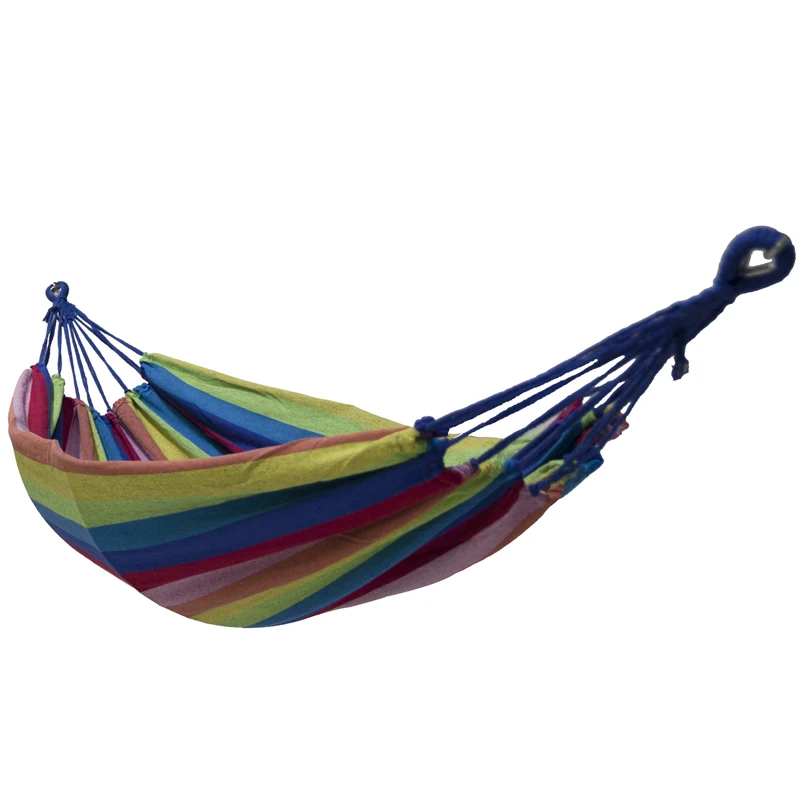 Euro Standard Single Canvas Hammock Garden Portable Travel Sleeping Hamak Hamaca Rede Patio Hamac Outdoor Furniture 200*80cm