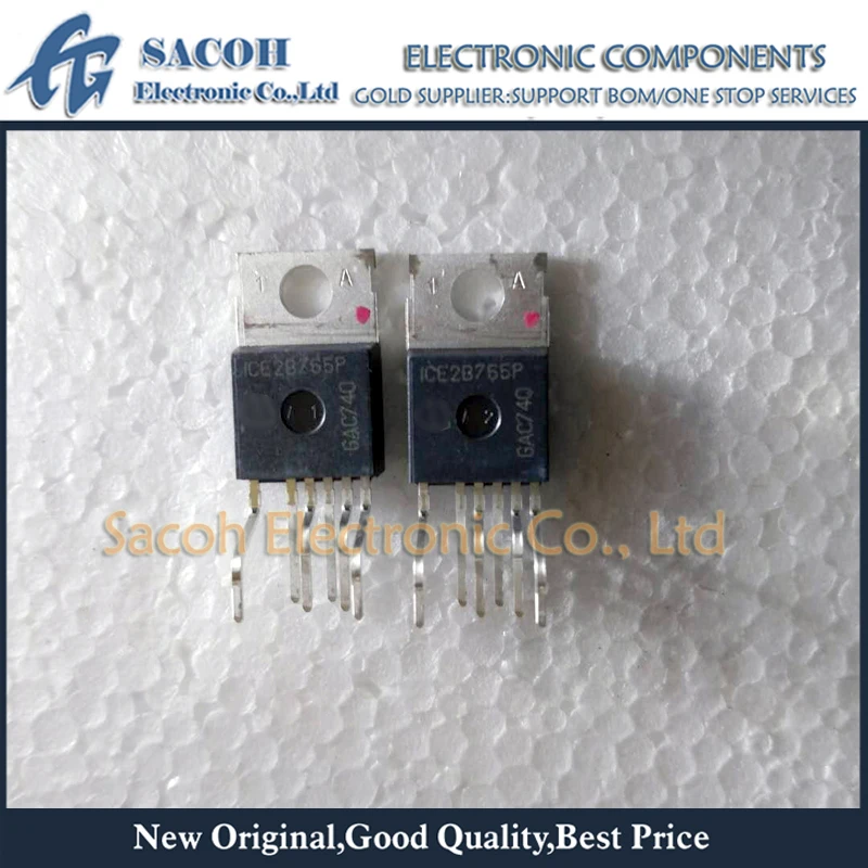 Controlador em linha do modo atual de SMPS, ICE2B765P2, ICE2B765P, ICE2A765P2, ICE2A765P2, TO-220-6, novo, original, 2 PCes pelo lote