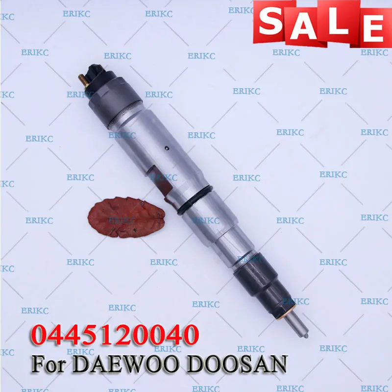 ERIKC Genuine Original 0445120040 Fuel Pump Diesel Injector Nozzle 0 445 120 040 (107755-0350) Injektor for DAEWOO DOOSAN Volvo