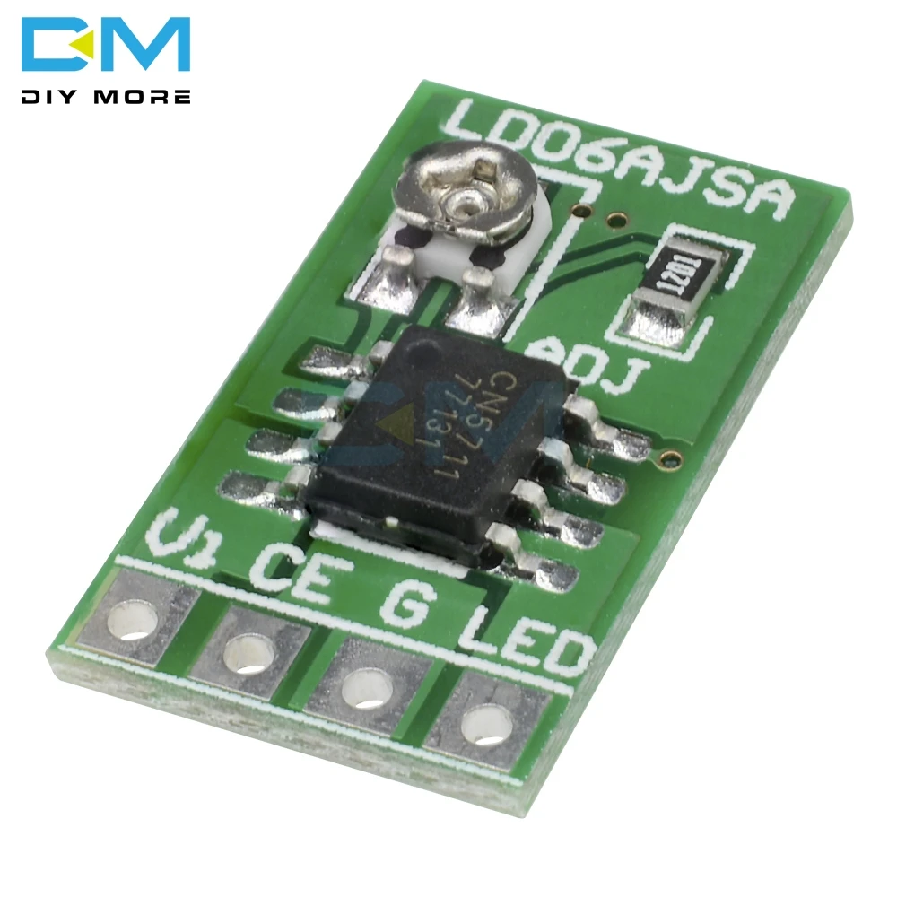 DC 3.3V 3.7V 5V LED Driver 30-1500MA Constant Current Adjustable Module PWM Control Board For USB LED flashlight 18650 Li-ion