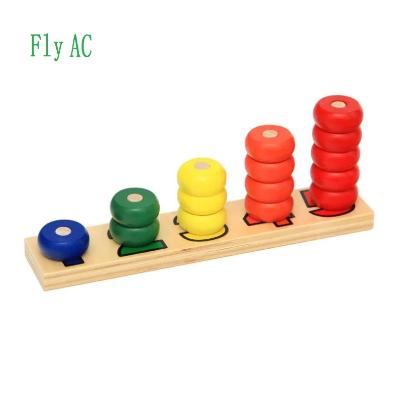 Fly AC Montessori Mathematics teaching aids Toys For Children digital count Toy Baby Development Practice and Senses Toys Gift