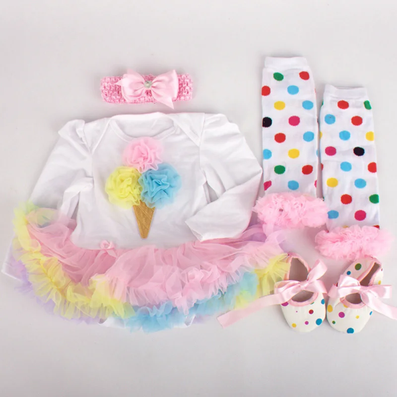 Baby Girl Christmas Dress Infant Clothing Sets Long Sleeve Romper Jumpsuit Vestidos Bebe Outfit Birthday Party Costume