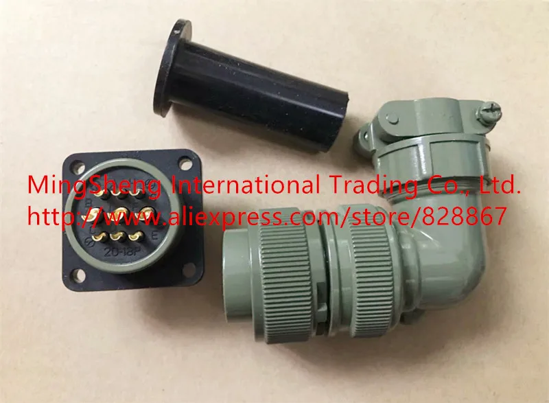 

Original new 100% 5015 MS3108A20-18S MS3102A20-18P 9-core American Standard aviationplug bent core waterproof connector
