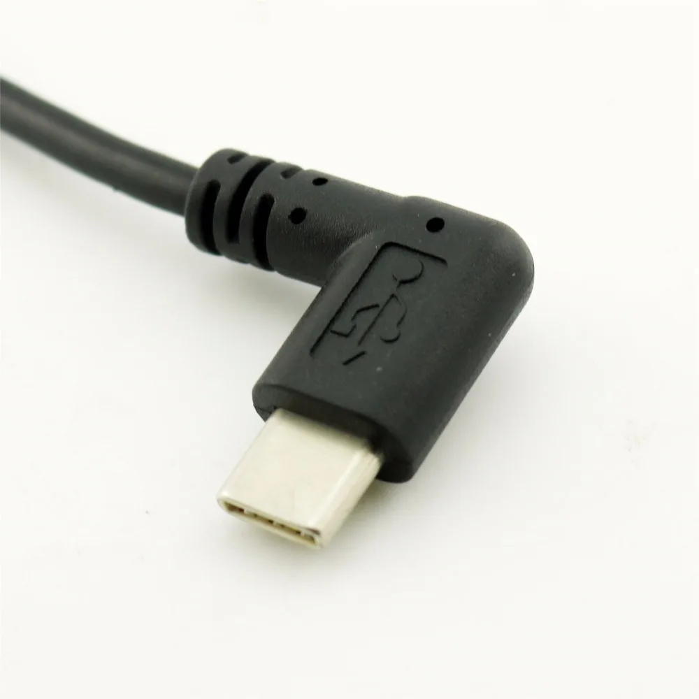 1 pcs USB Tipe C 3.1 Sudut Kanan Laki-laki untuk USB 2.0 B pria Data Sync Converter Adapter Kabel untuk Macbook Laptop Printer Scanner 50 cm