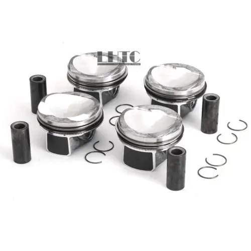 4Pcs Pistons & Rings 0.00 STD 82.51mm 23mm 4pcs Set For VW CC Passat Golf Beetle AUDI A3 A4 A5 TT 1.8 TFSI