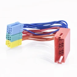 Mini ISO 20Pin Plug Extension CD Harness Cable Adapter For VW Passat B5 POLO Bora Jetta for Audi A3 A4 A6 CD mp3 Player