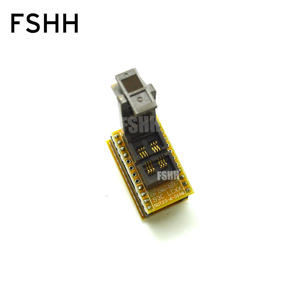 

SOT23-6 to DIP8 Programmer Adapter for 93xx eeprom test socket Apply to CH2016/CH2015 Programmer SC74 SOT23-3 SOT23-5 socket