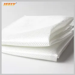 Jeely E-Class 80gsm Glass Fiber Twill Woven Fiberglass Fabric Cut-Resistant Reinforce Cloth