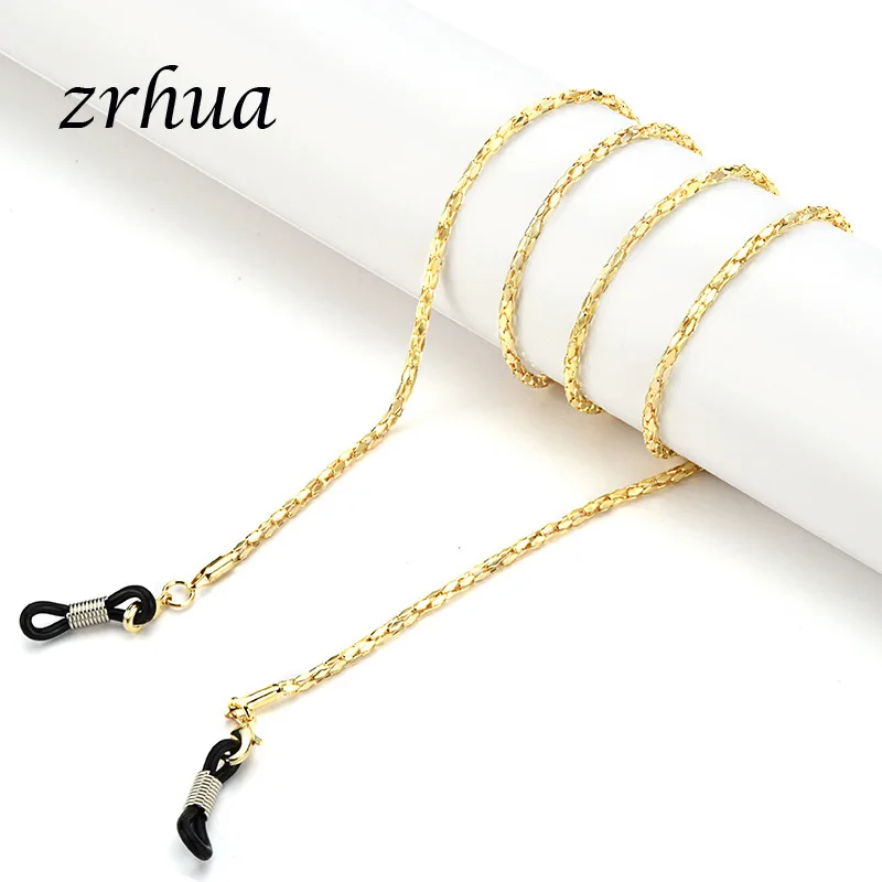 

ZRHUA Fashion Women Eyeglass Chains Metal Chains Anti-slip Eyewear Cord Holder Neck Strap Reading Glasses Rope for Men Bijou'x