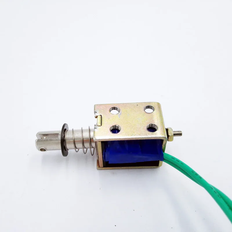TAU-0520 DC 12V 24V push&pull type electromagnet travel distance 10mm Frame Solenoid Coil electric magnet