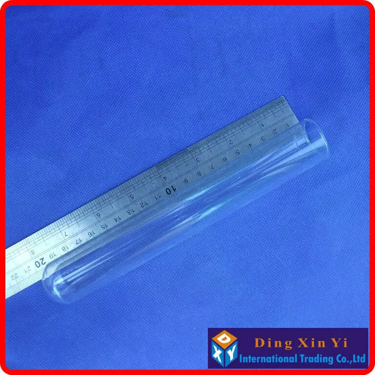 Free shipping (10 pieces/lot) lab tools glass test tube 30*200mm test tubes Diameter: 30mm Length: 200mm