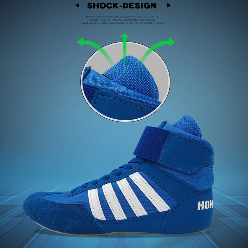 men,women,child boxing shoes Rubber outsole breathable Wrestling shoes Women wrestling costume shoes for wrestling