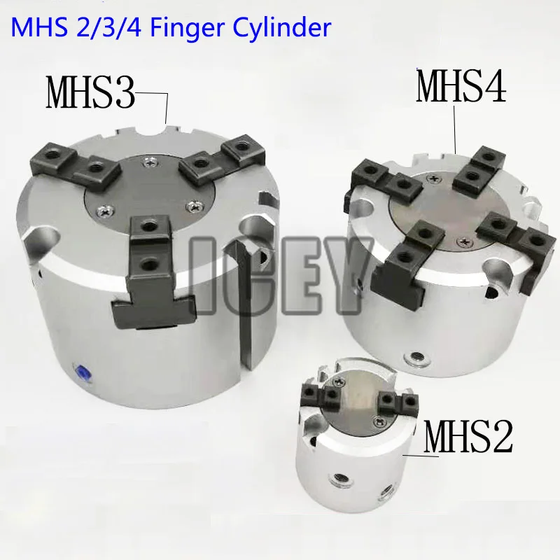 SMC Type 2-finger 3-finger 4-finger Pneumatic Finger Cylinder MHS3-16D/20D/25D/32D/40D/50D/63D/80D