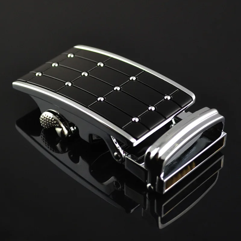 Fashion Men\'s Business Alloy Automatic Buckle Unique Men Plaque belt Buckles for 3.5cm Ratchet men Apparel Accessories LY1751