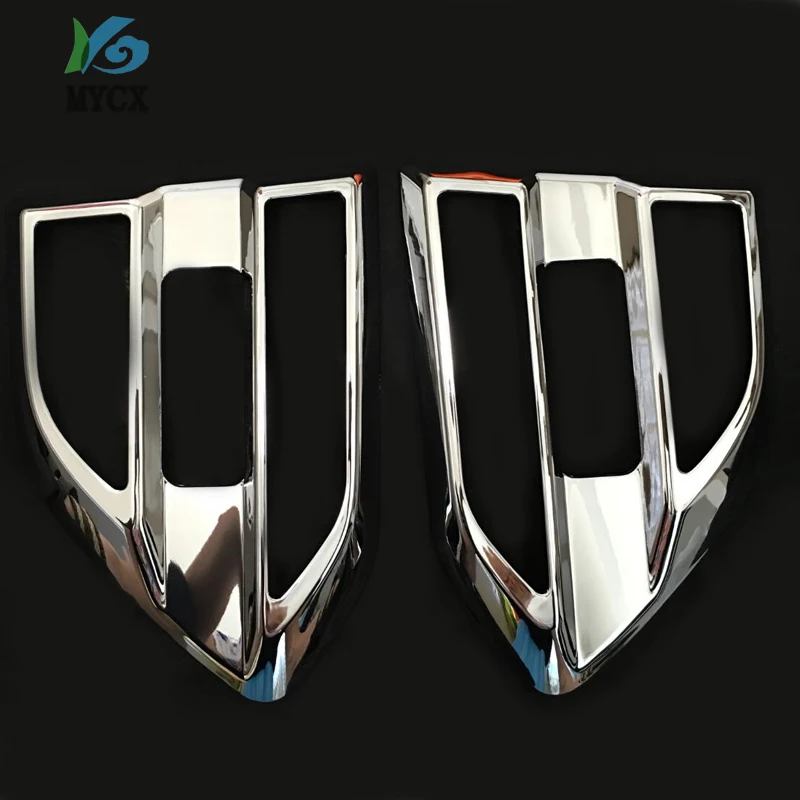 ABS Chrome Side Fender Vent Cover Trim For FORD RANGER Everest Endeavour 2016-2019 T7 Wildtrak